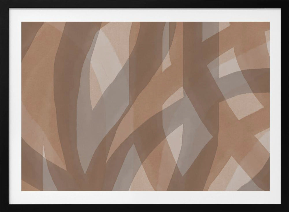 Neutral Abstract Watercolor In Nude and Pastel 5 | Poster