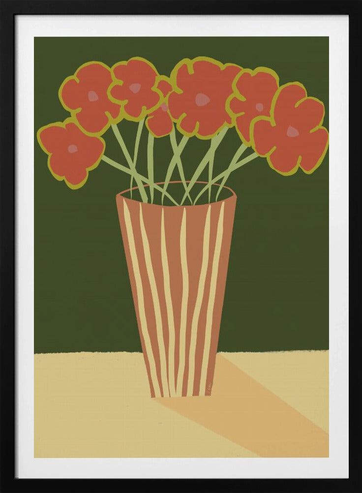 Vase with poppies | Poster