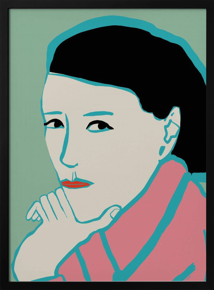 Woman looking | Poster