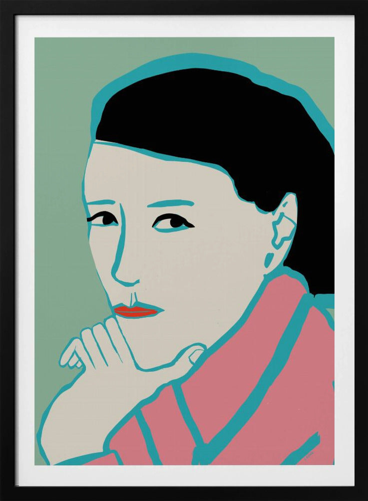 Woman looking | Poster