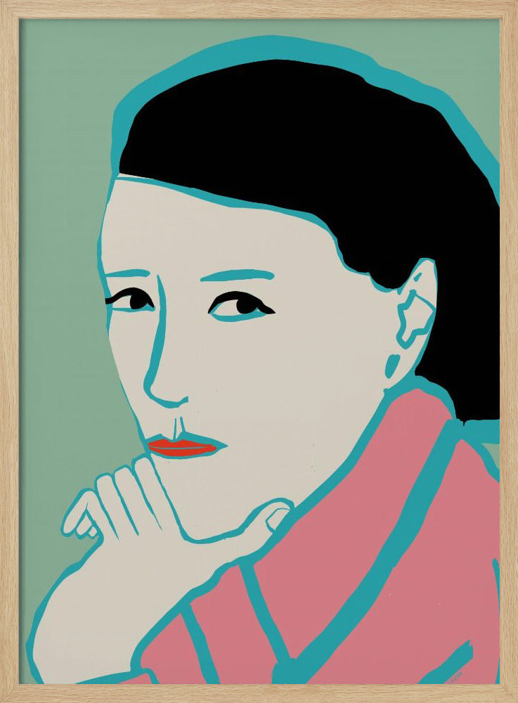 Woman looking | Poster