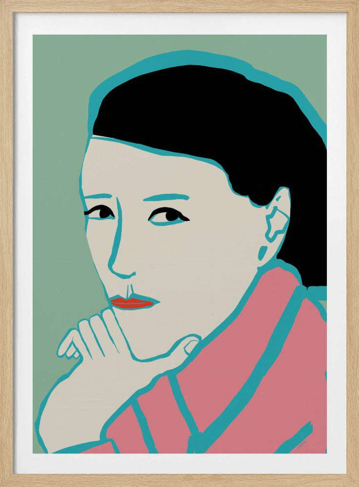 Woman looking | Poster