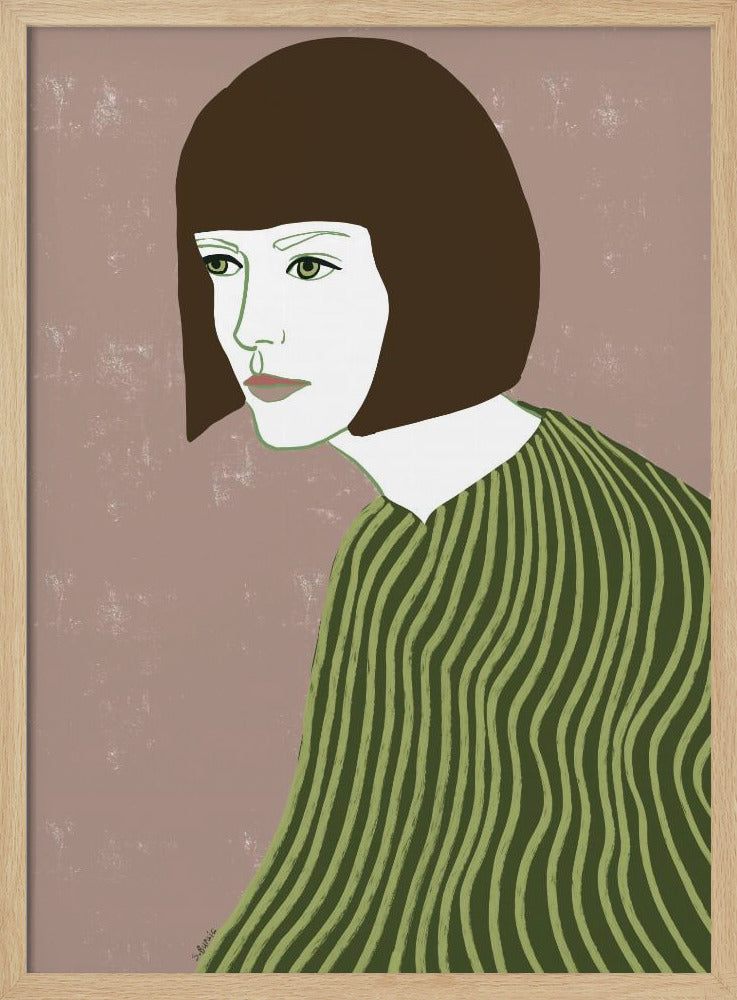 The brunette | Poster