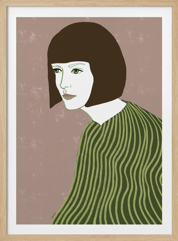 The brunette | Poster