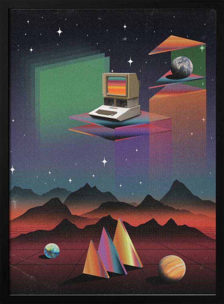 80s CRT Computer | Poster