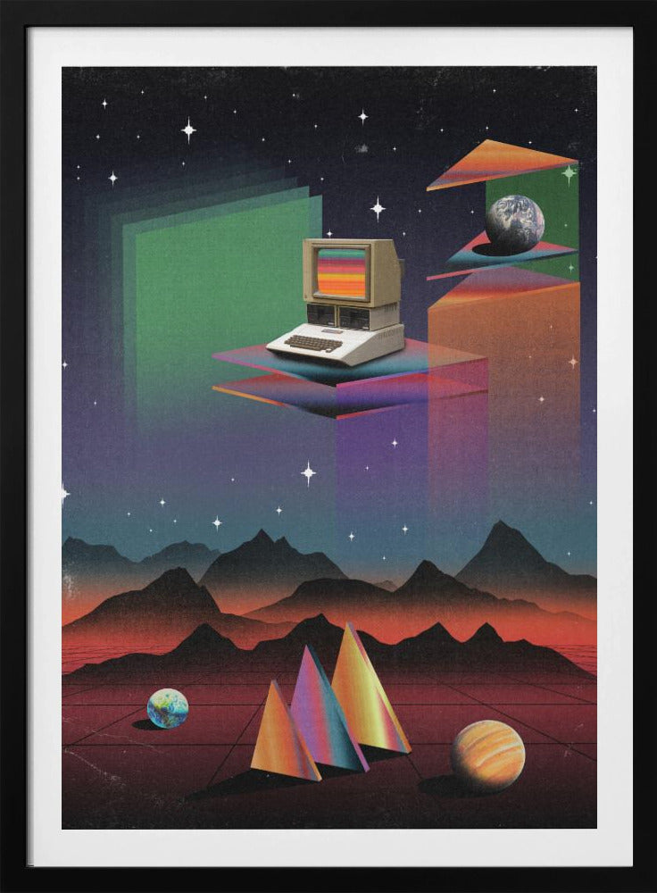 80s CRT Computer | Poster