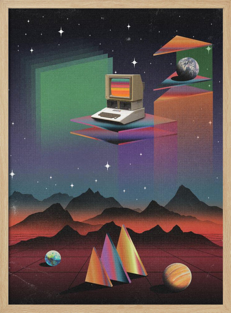 80s CRT Computer | Poster