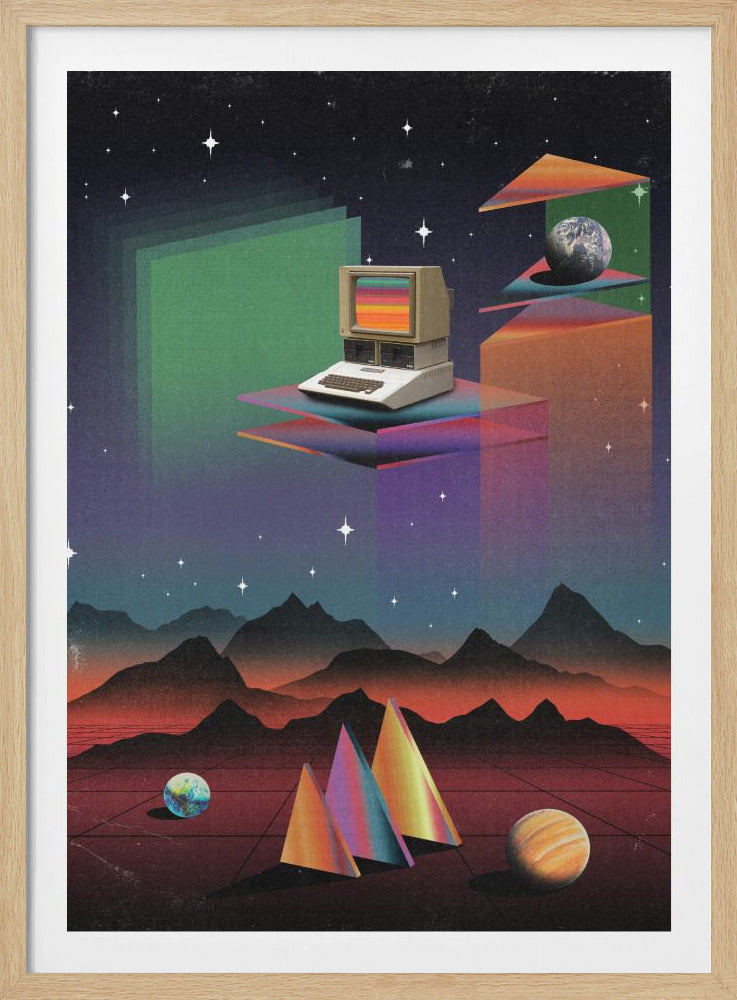80s CRT Computer | Poster