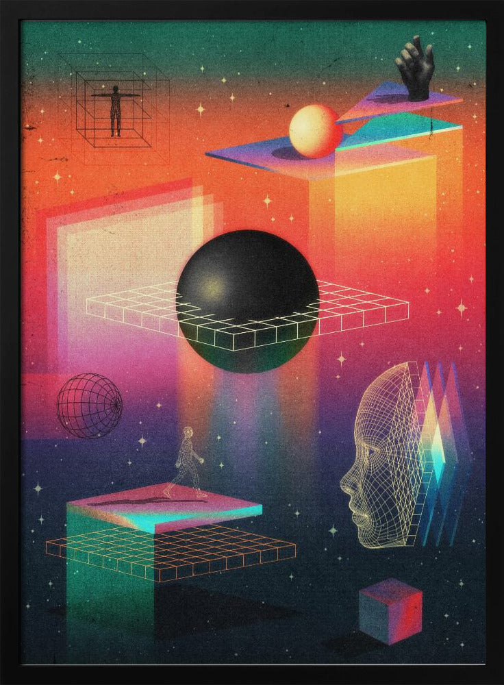 Between Dimensions | Poster