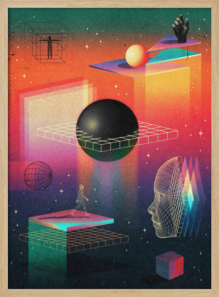 Between Dimensions | Poster