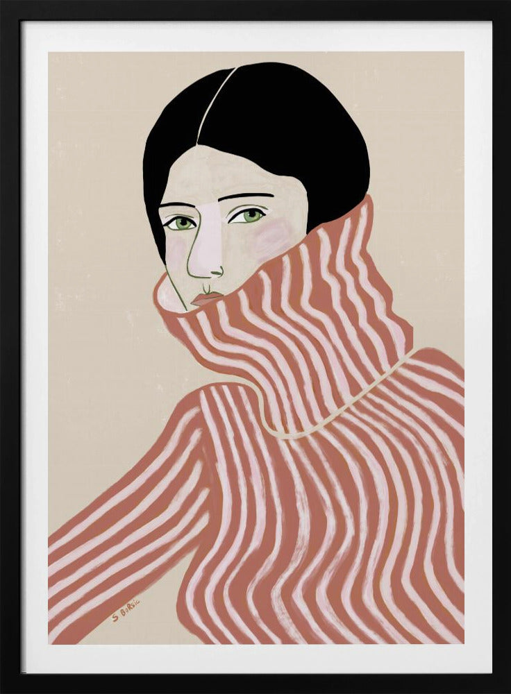 Lady in jumper | Poster