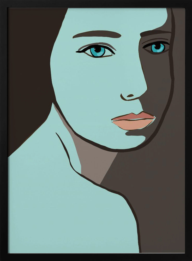 Blue woman | Poster