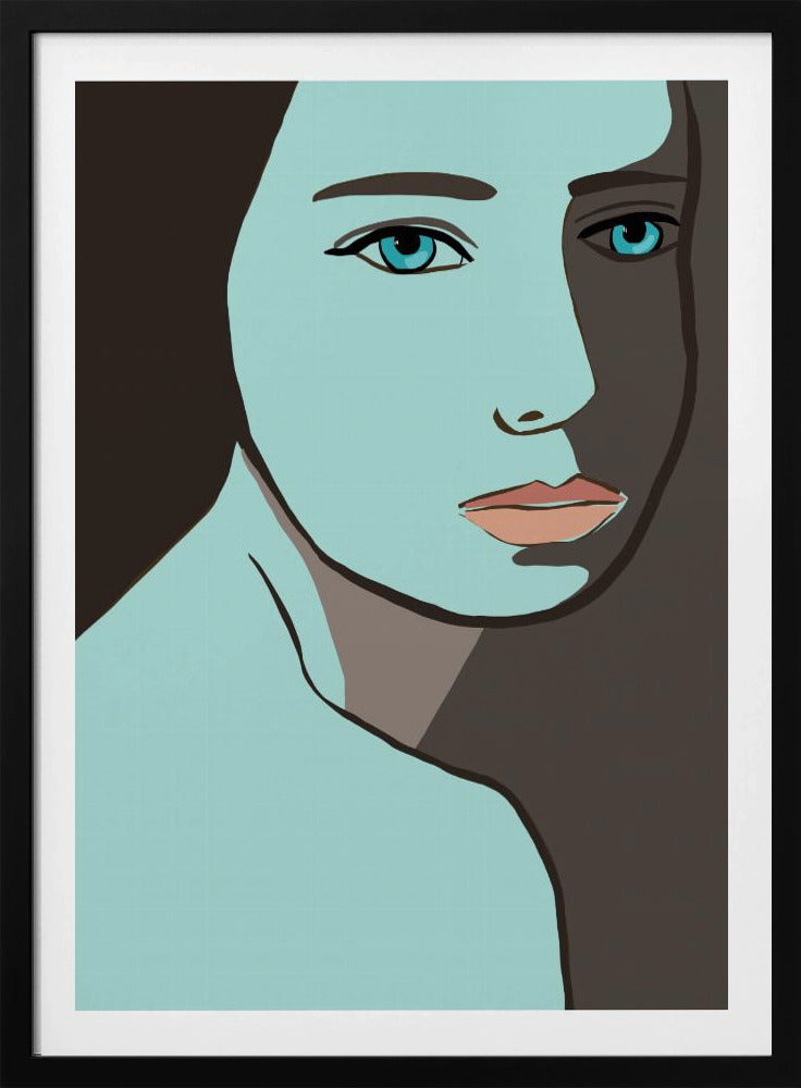 Blue woman | Poster