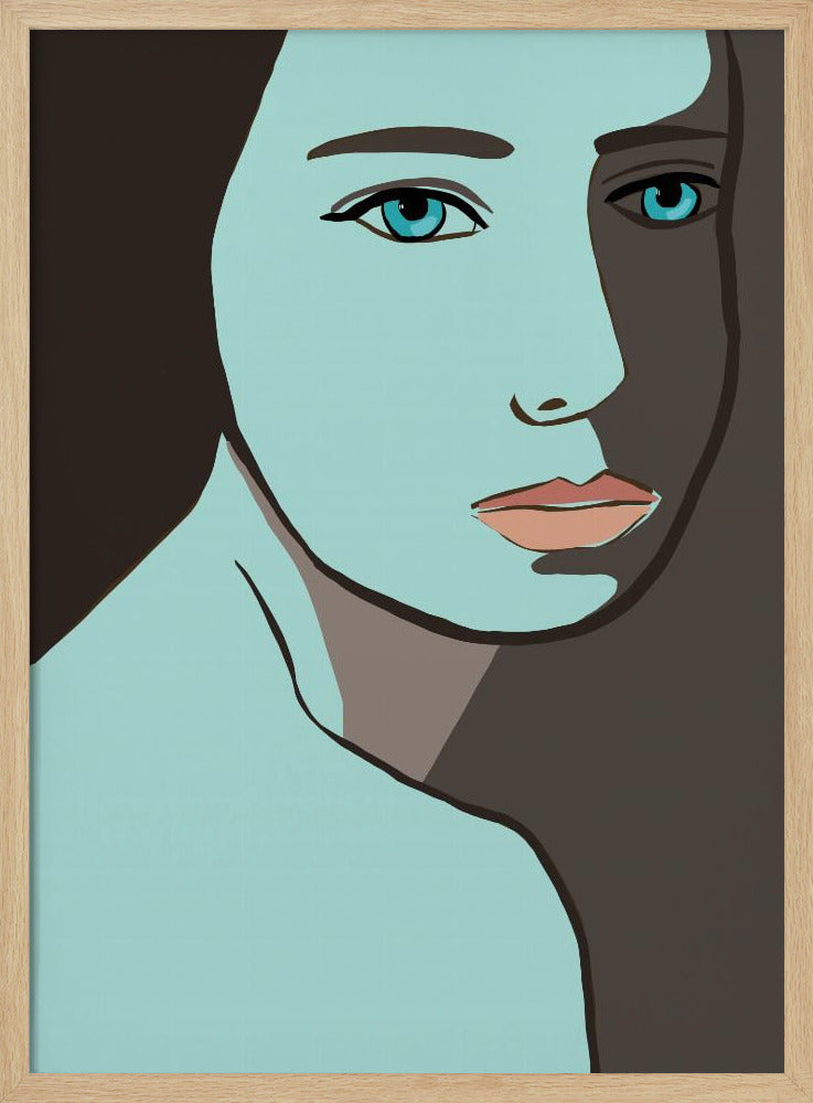 Blue woman | Poster