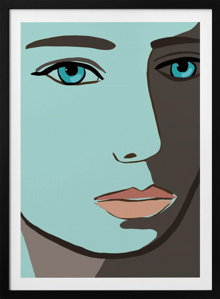 Blue face | Poster