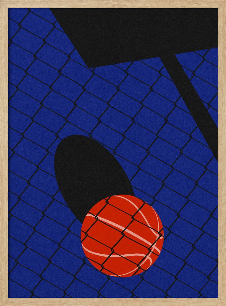 Backjard Basketball Court | Poster