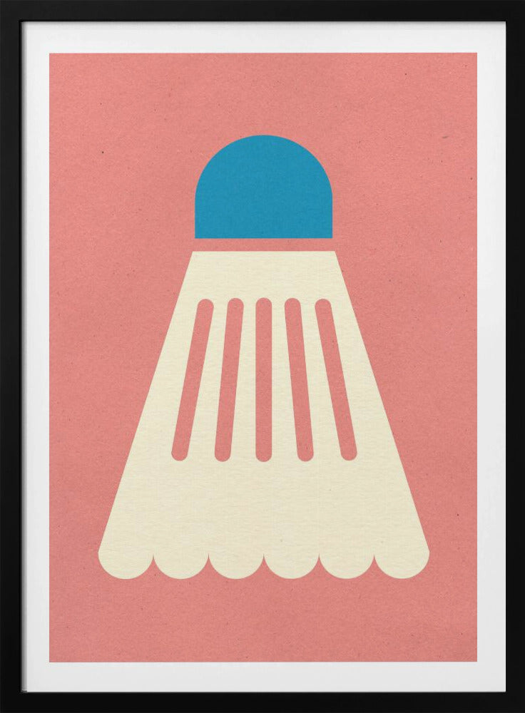 Badminton White Blue | Poster