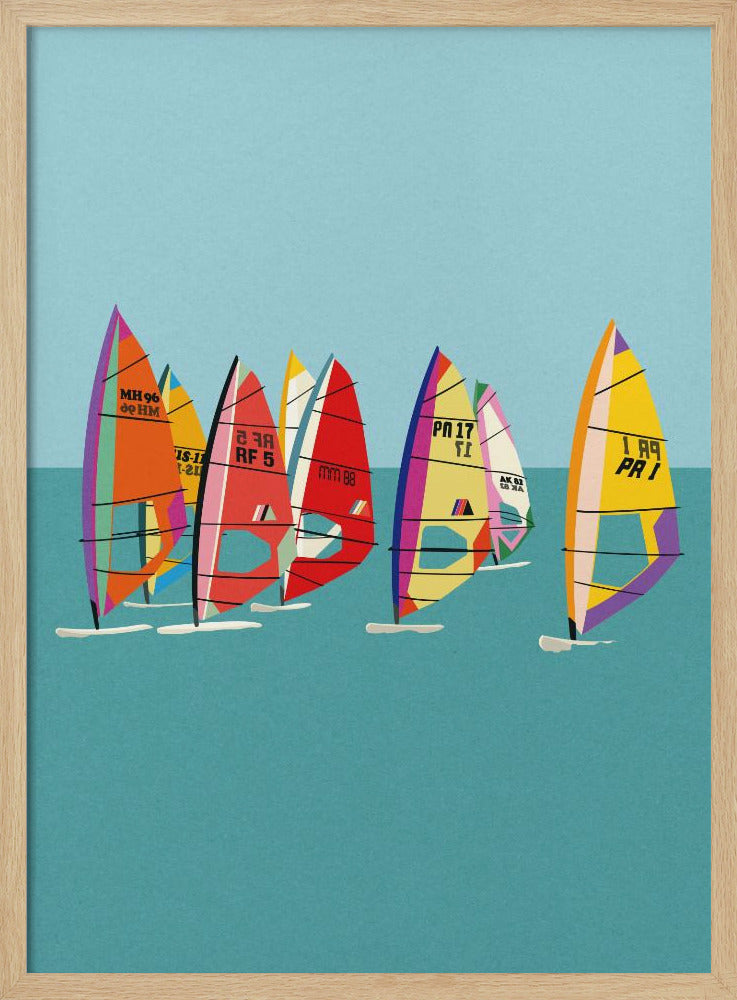 Baltic Sea Windsurfing | Poster