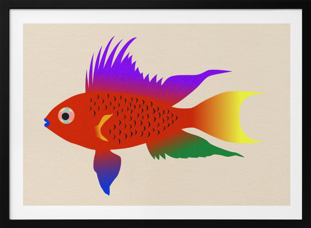 Buntbarsch Hell | Poster