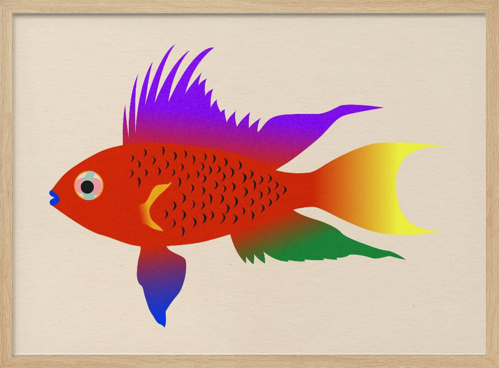 Buntbarsch Hell | Poster