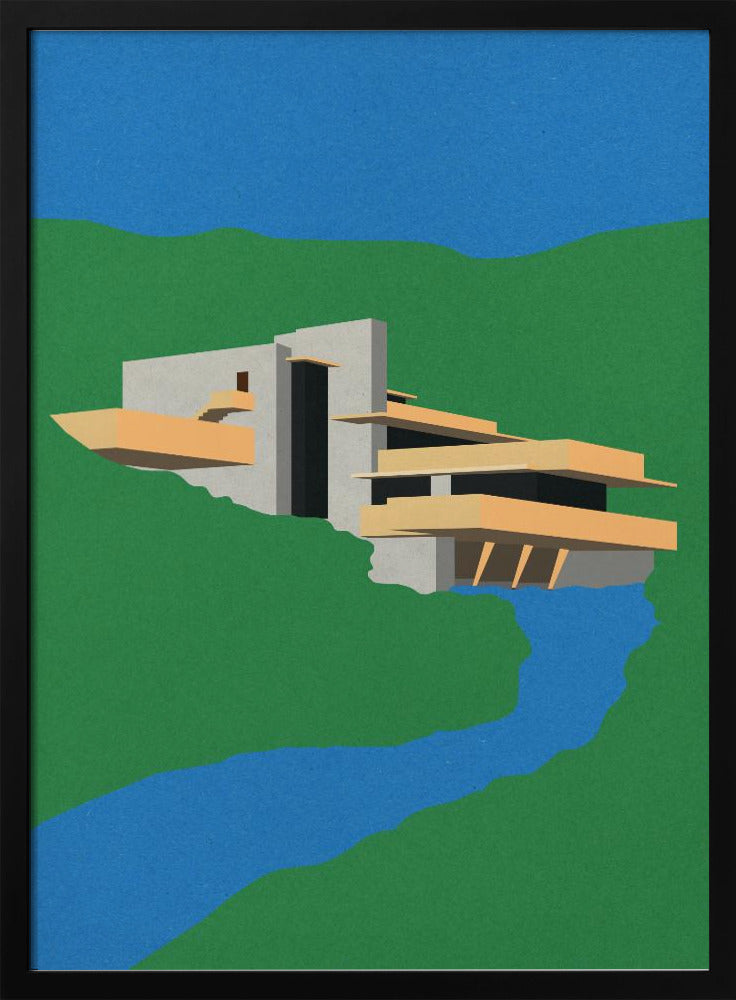 Frank Loyd Wright Falling Water | Poster