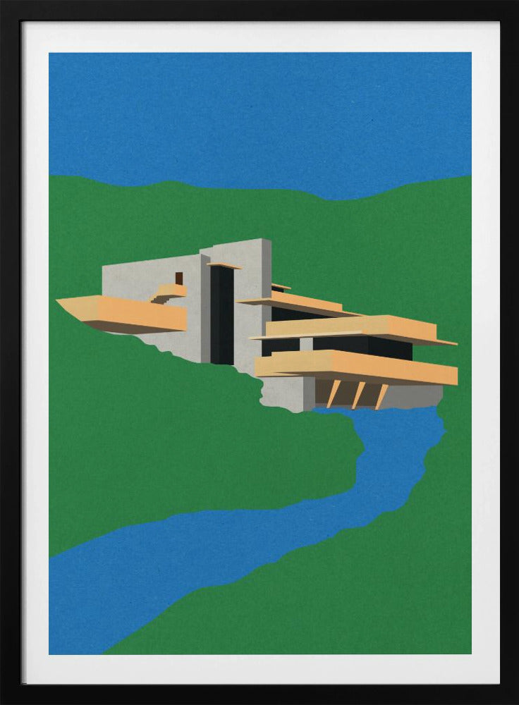 Frank Loyd Wright Falling Water | Poster