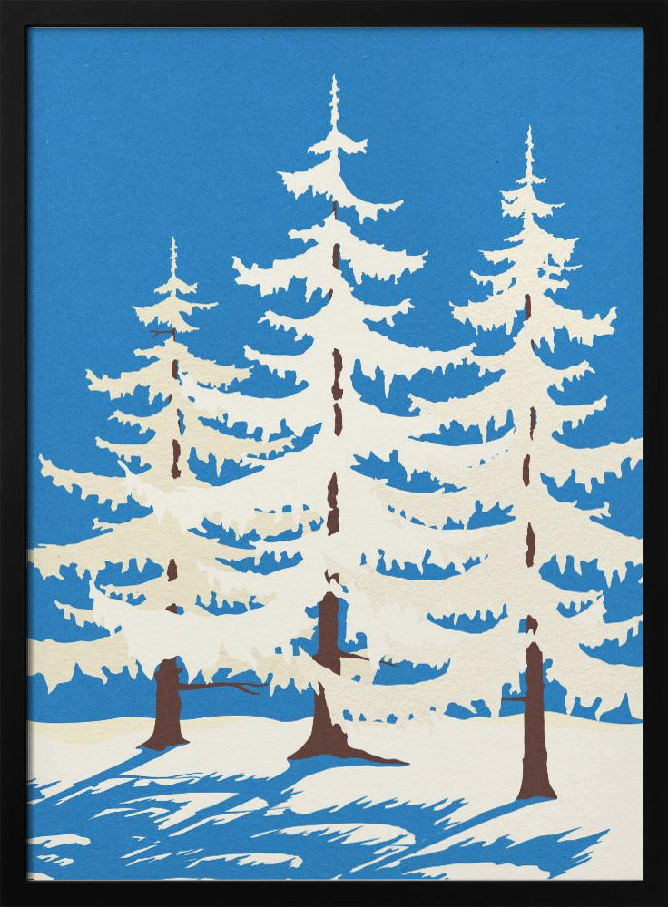 Harz Winter Trees | Poster