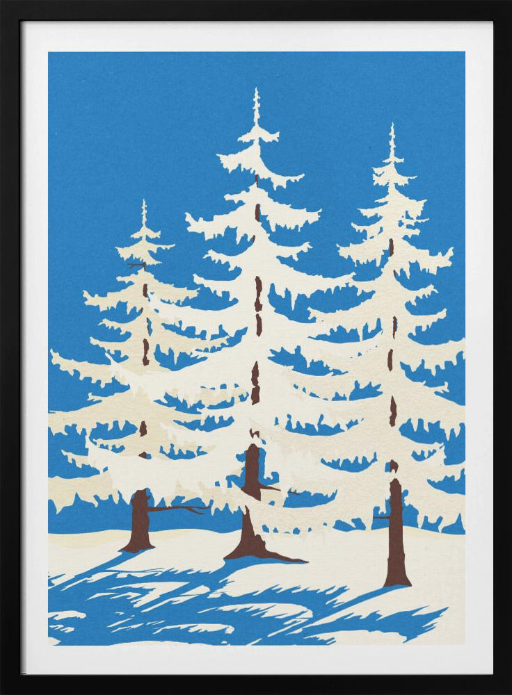 Harz Winter Trees | Poster