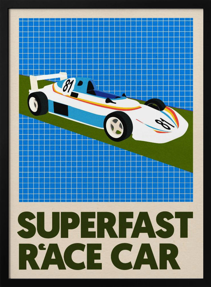Superfast Race Car | Poster