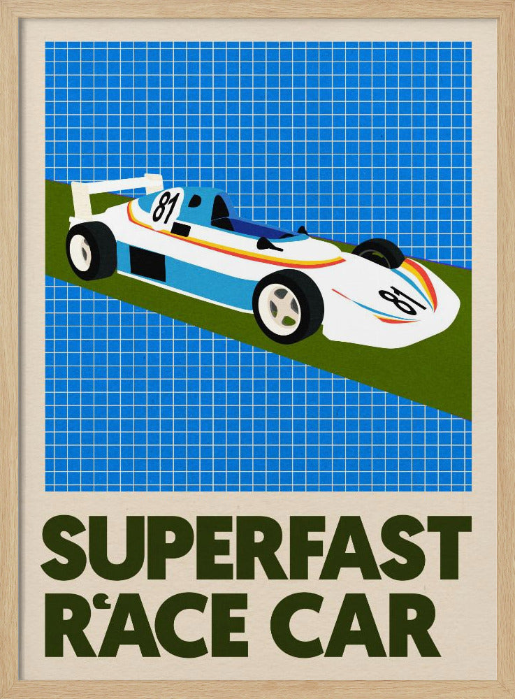 Superfast Race Car | Poster