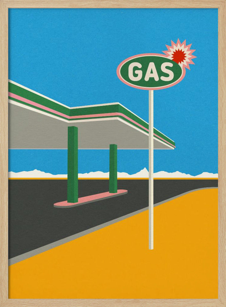 Spark Gas Station | Poster