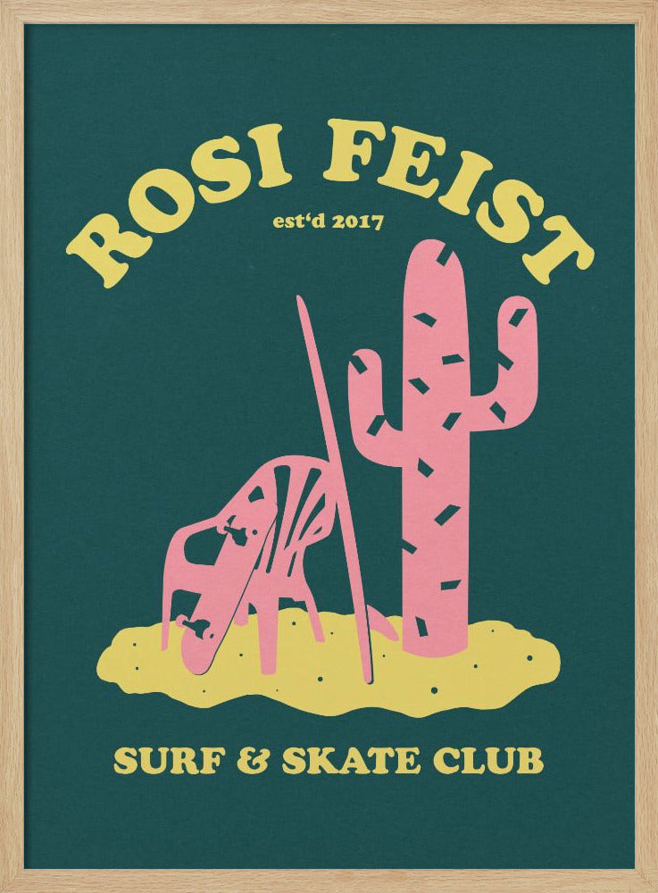 Rosi Feist Surf and Skate Club | Poster