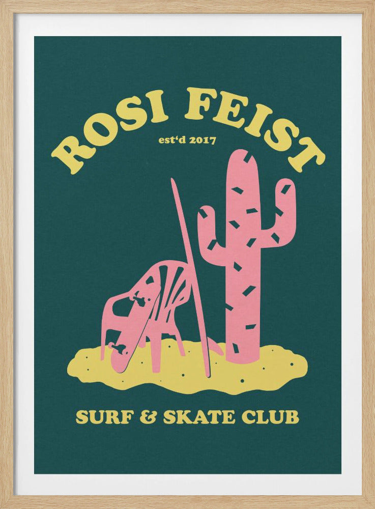 Rosi Feist Surf and Skate Club | Poster