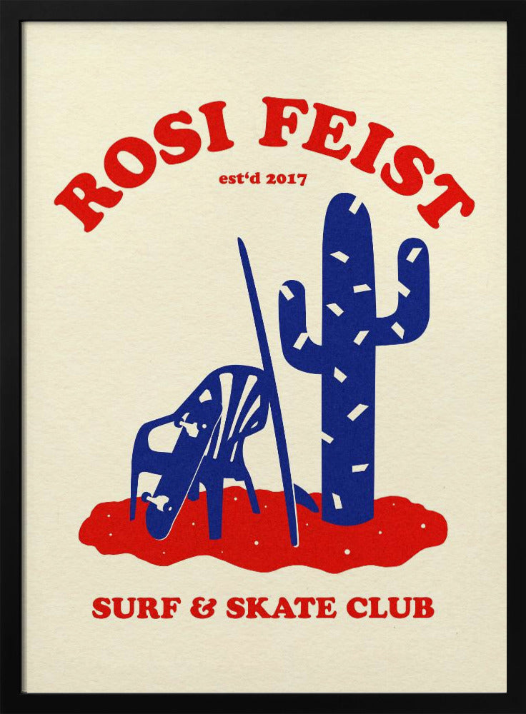 Rosi Feist Surf & Skate Club | Poster