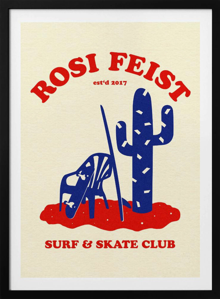 Rosi Feist Surf & Skate Club | Poster