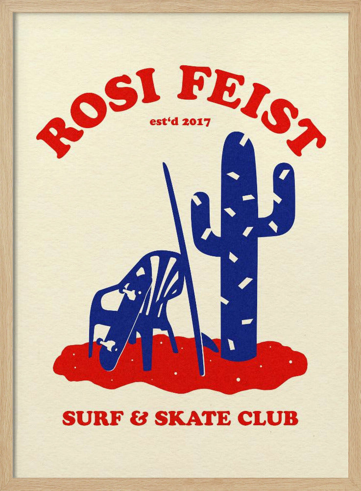 Rosi Feist Surf & Skate Club | Poster