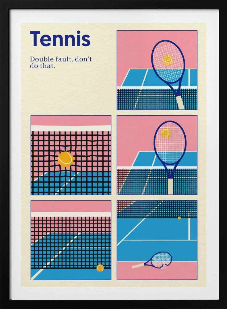 Poster Tennis Double Vault | Poster
