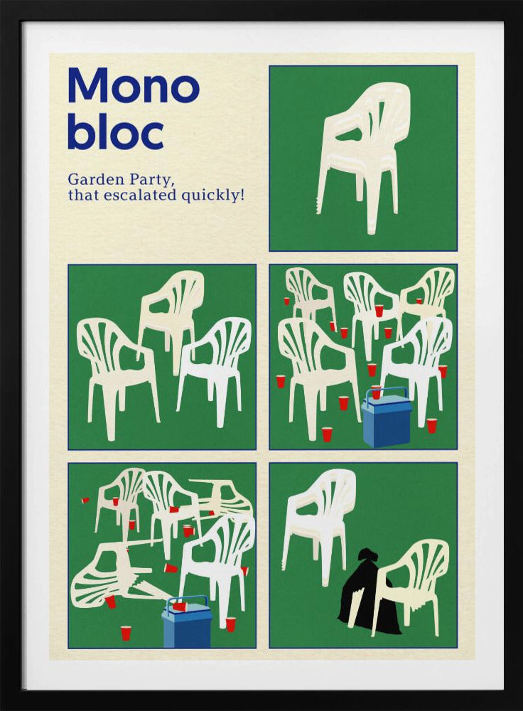 Poster Monobloc Five Squares | Poster