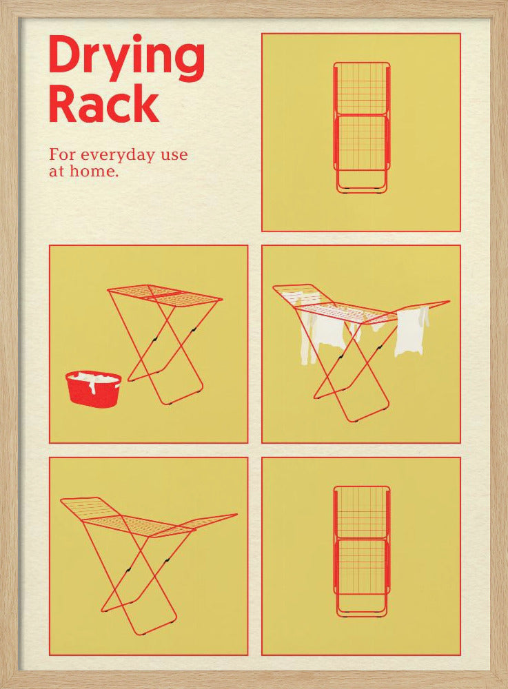 Poster Drying Rack | Poster