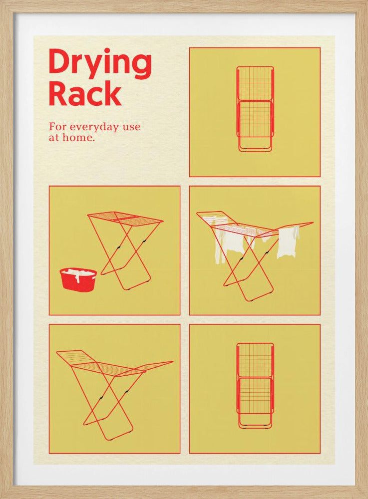 Poster Drying Rack | Poster