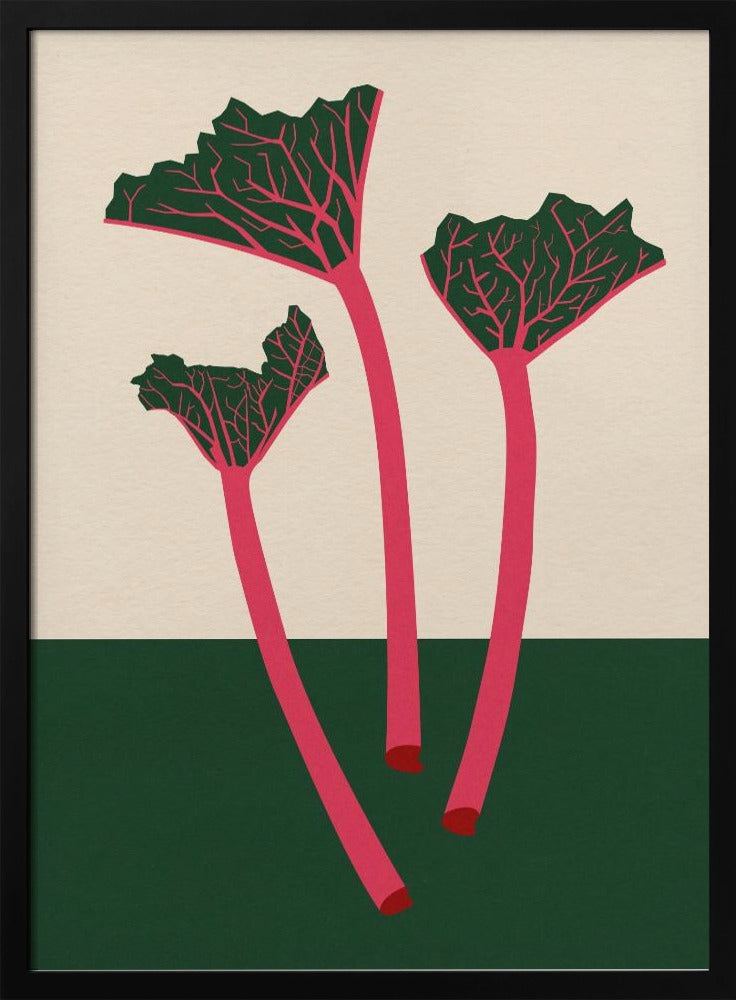 Swedish Garden Rhabarber | Poster