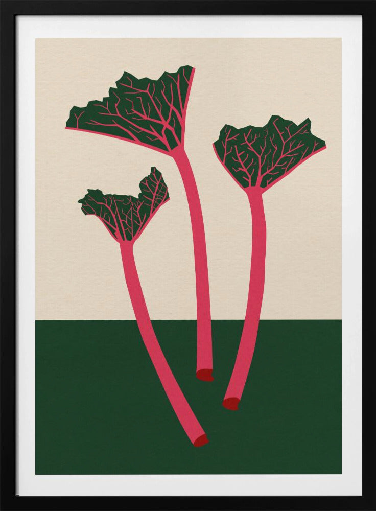 Swedish Garden Rhabarber | Poster