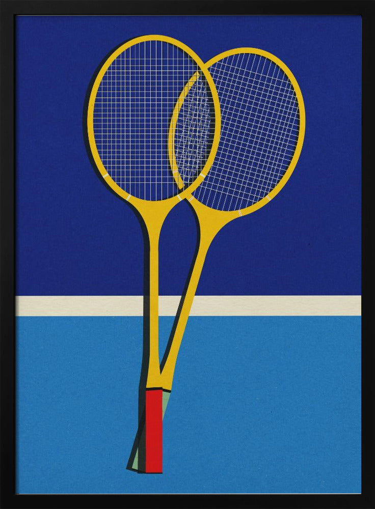 Wooden Badminton Rackets | Poster