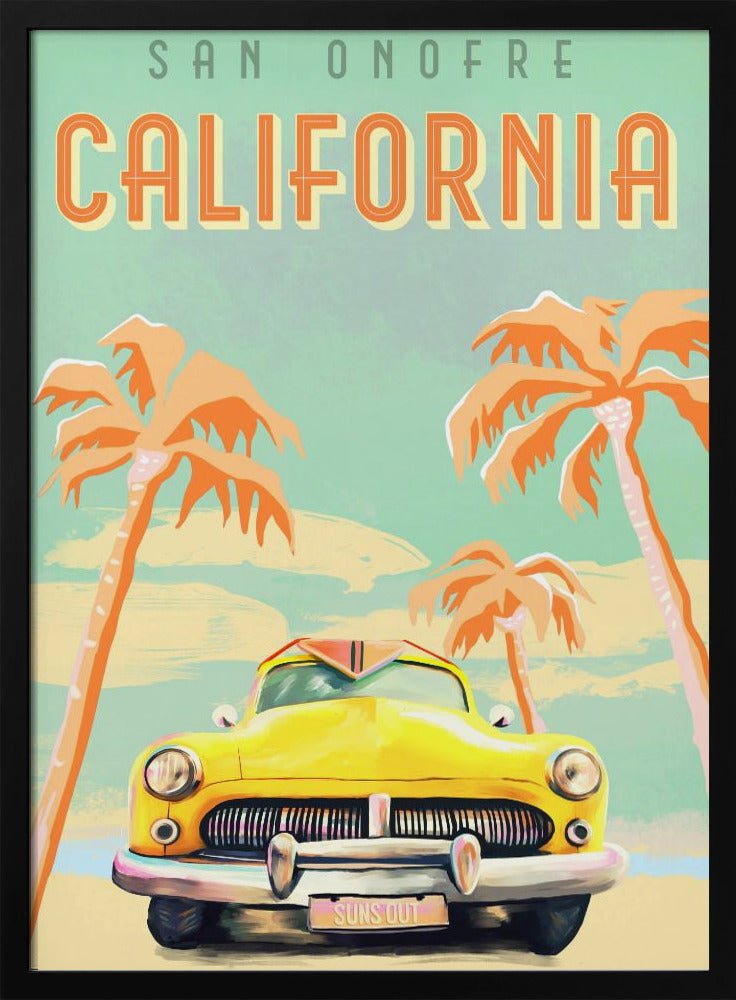 California Surf Poster | Poster