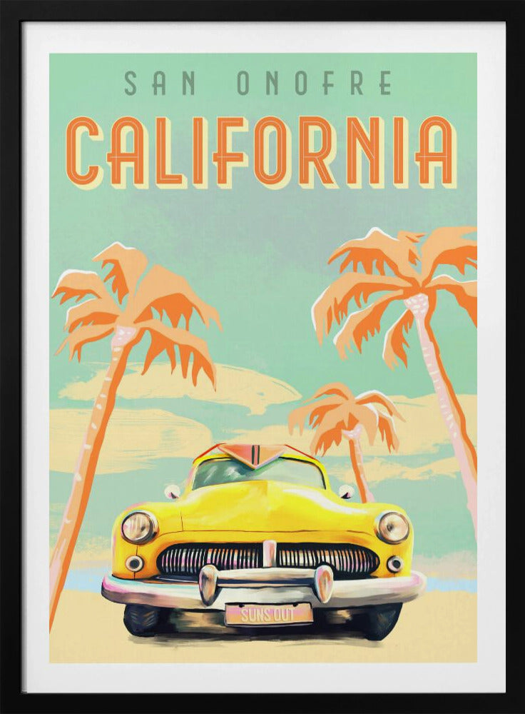 California Surf Poster | Poster