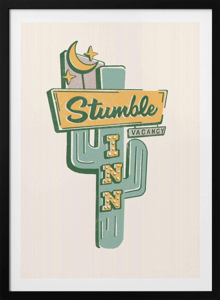 Stumble Inn Southwestern Roadside Motel Art | Poster
