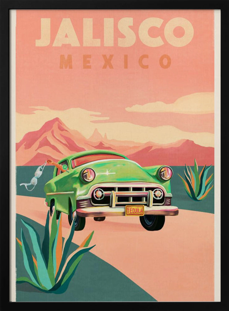 Jalisco Mexico Vintage Travel Poster | Poster