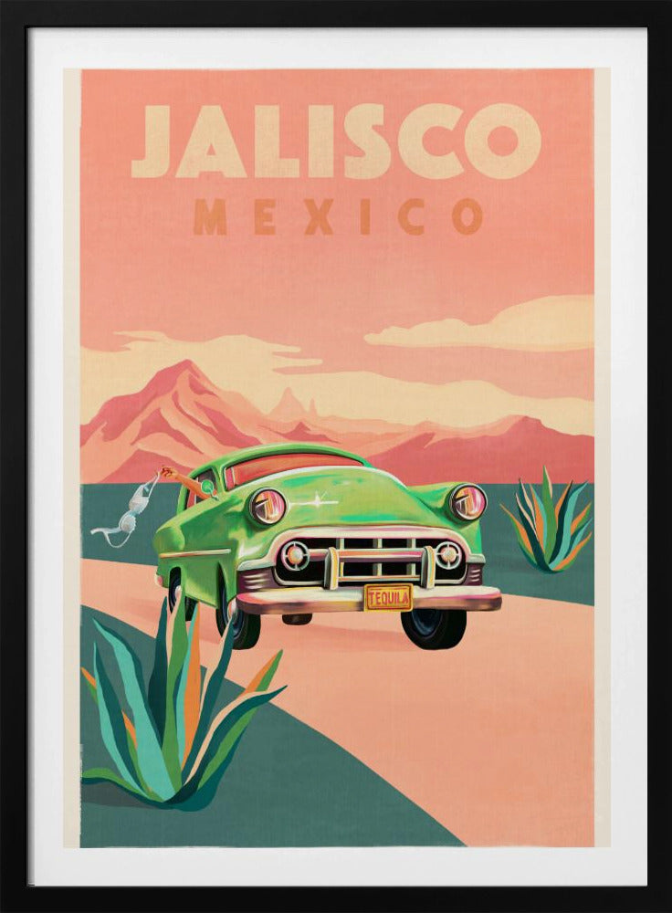 Jalisco Mexico Vintage Travel Poster | Poster