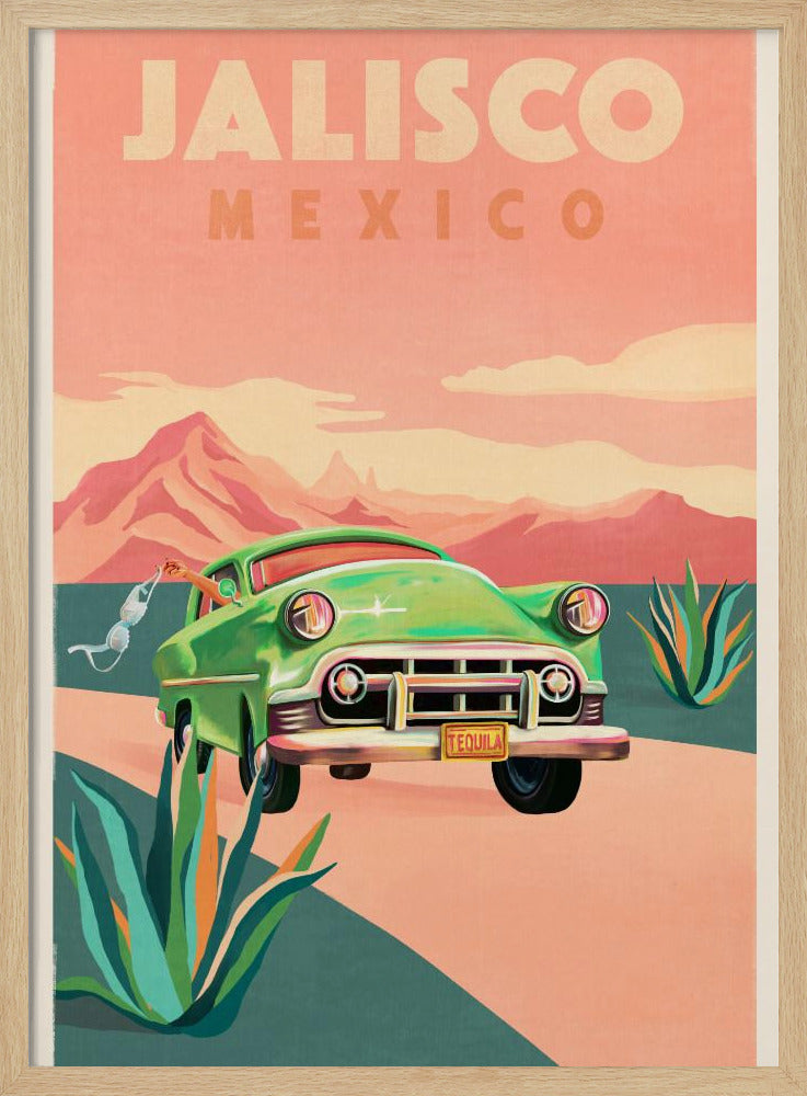 Jalisco Mexico Vintage Travel Poster | Poster