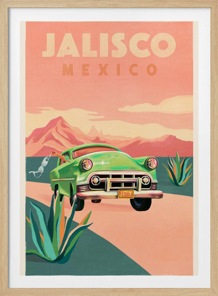 Jalisco Mexico Vintage Travel Poster | Poster